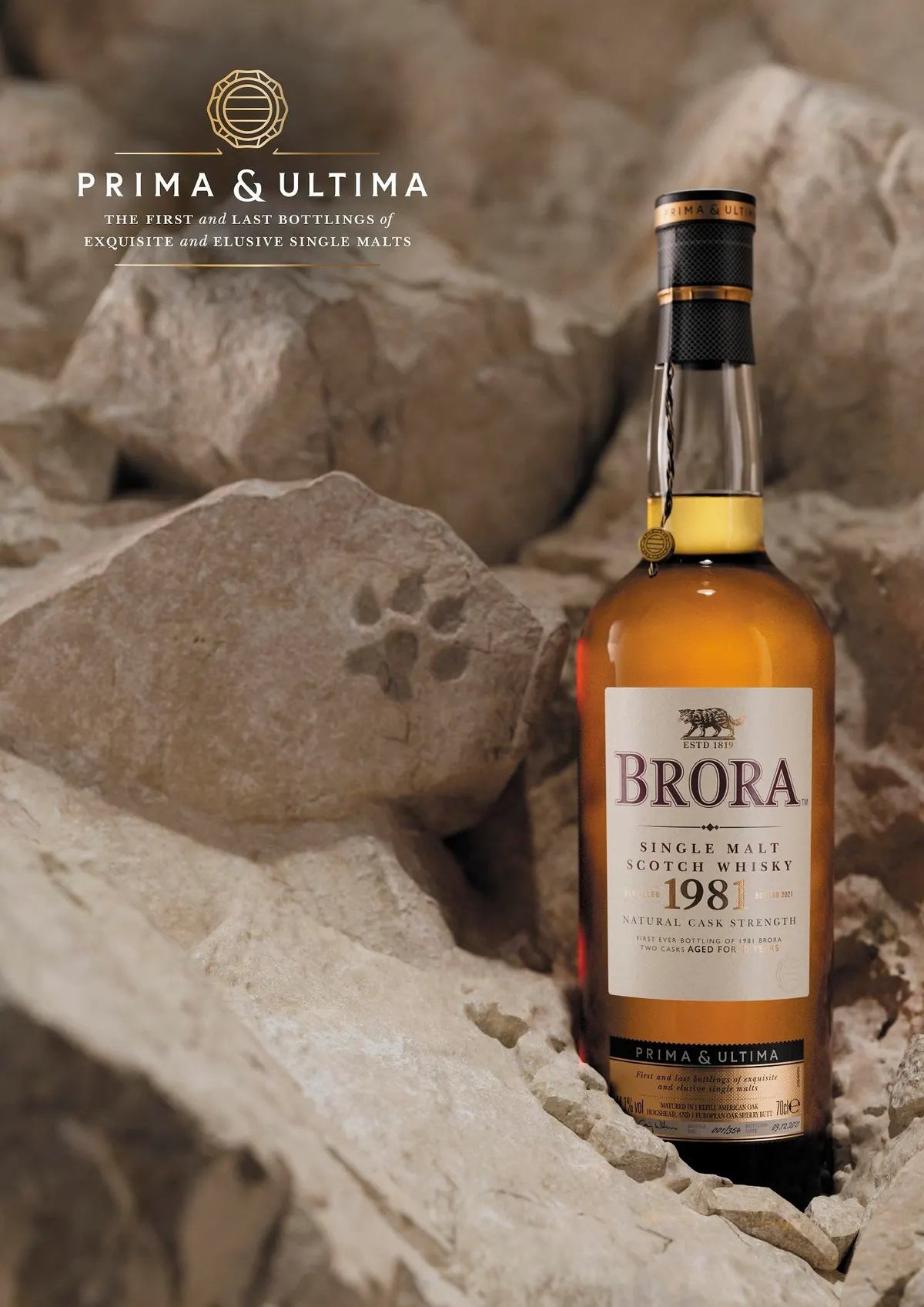 JW Whisky LIQUORS-SPIRITS P&U2 / 70cl BRORA 1980 40 YEARS OLD PRIMA & ULTIMA 2