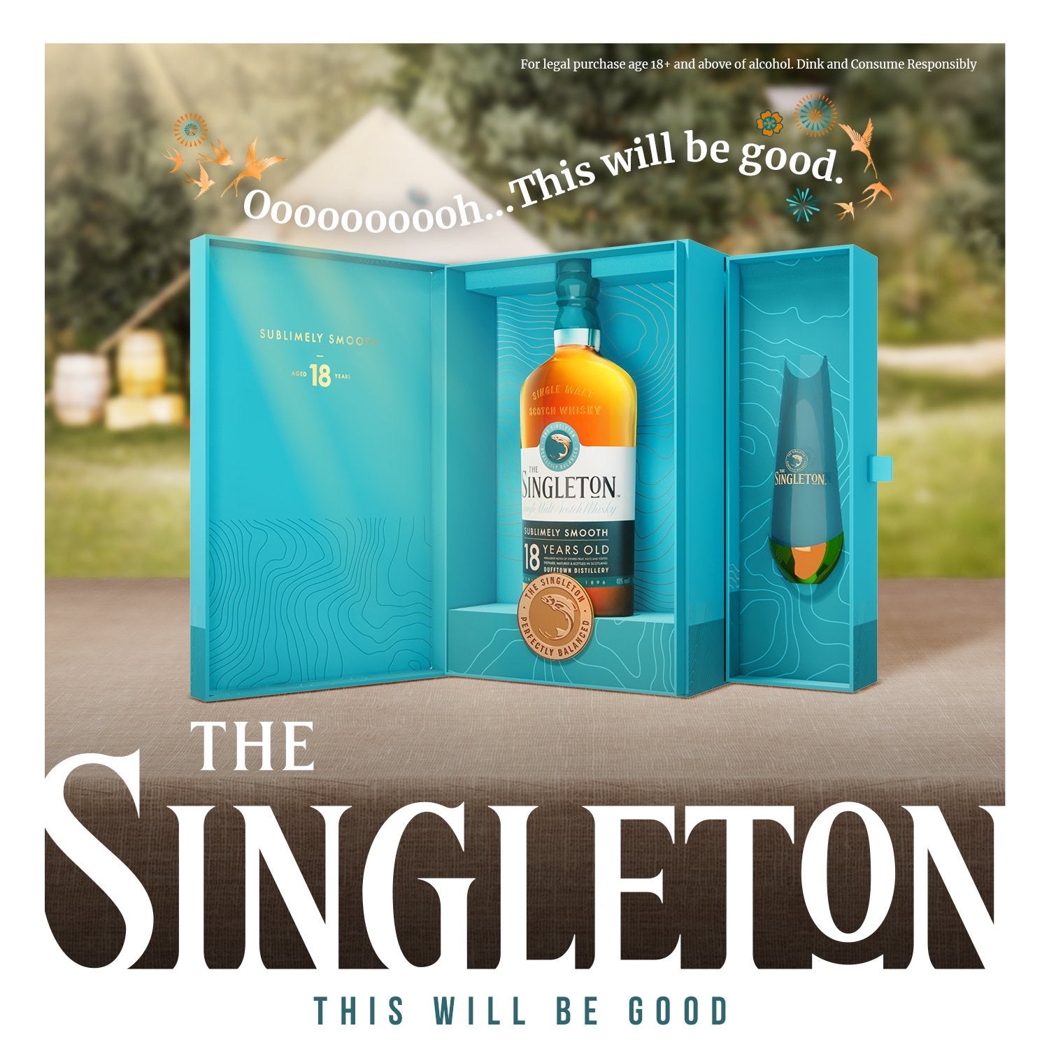 Singleton LIQUORS-SPIRITS GB-F23 / 70cl THE SINGLETON OF DUFFTOWN 18 YEARS OLD GB F23