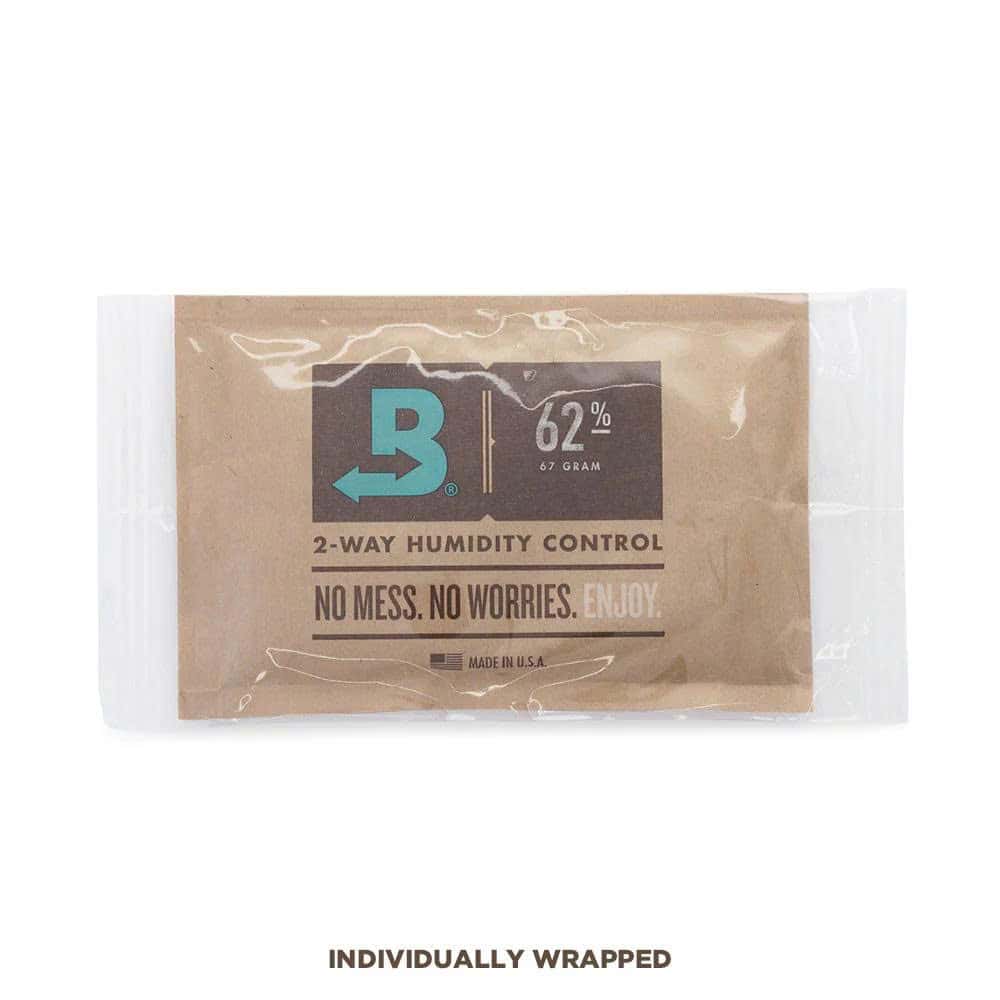 Boveda Humidity Pack 62% RH / Size 67 / Individually Overwrapped – MB62-67-OWB