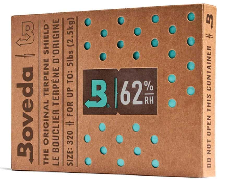 Boveda Humidity Pack 62% RH / Size 320 / Retail Cartons – MB62-320-OWC