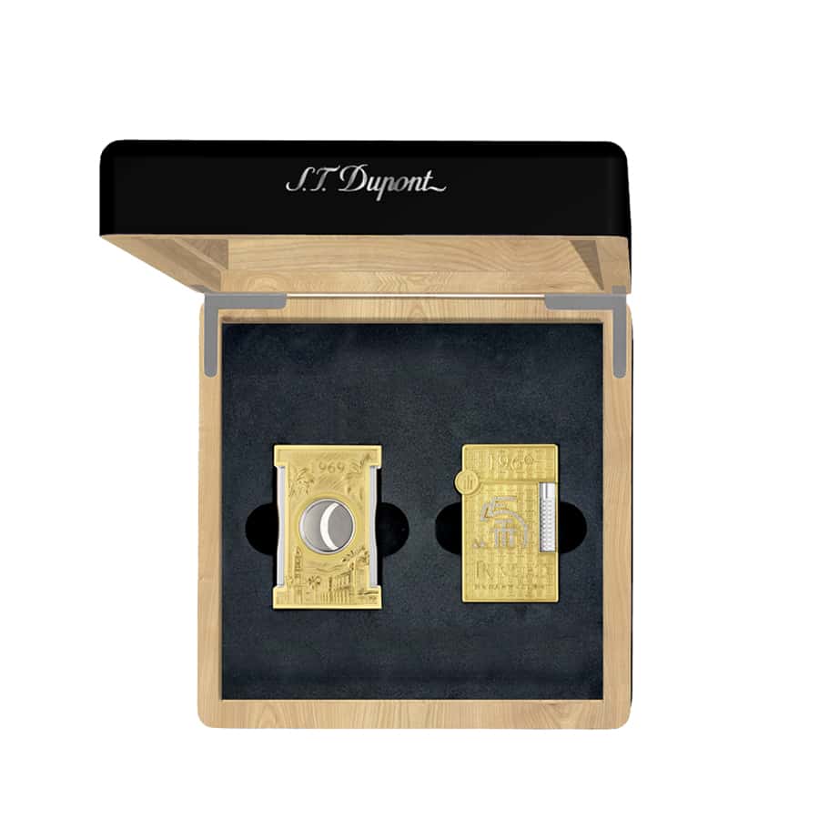 Bộ Phụ Kiện Cigar Gồm Bật Lửa Bằng KL  Và Dao Cắt KL  (Le Grand Dupont - C23637) - S.T.Dupont