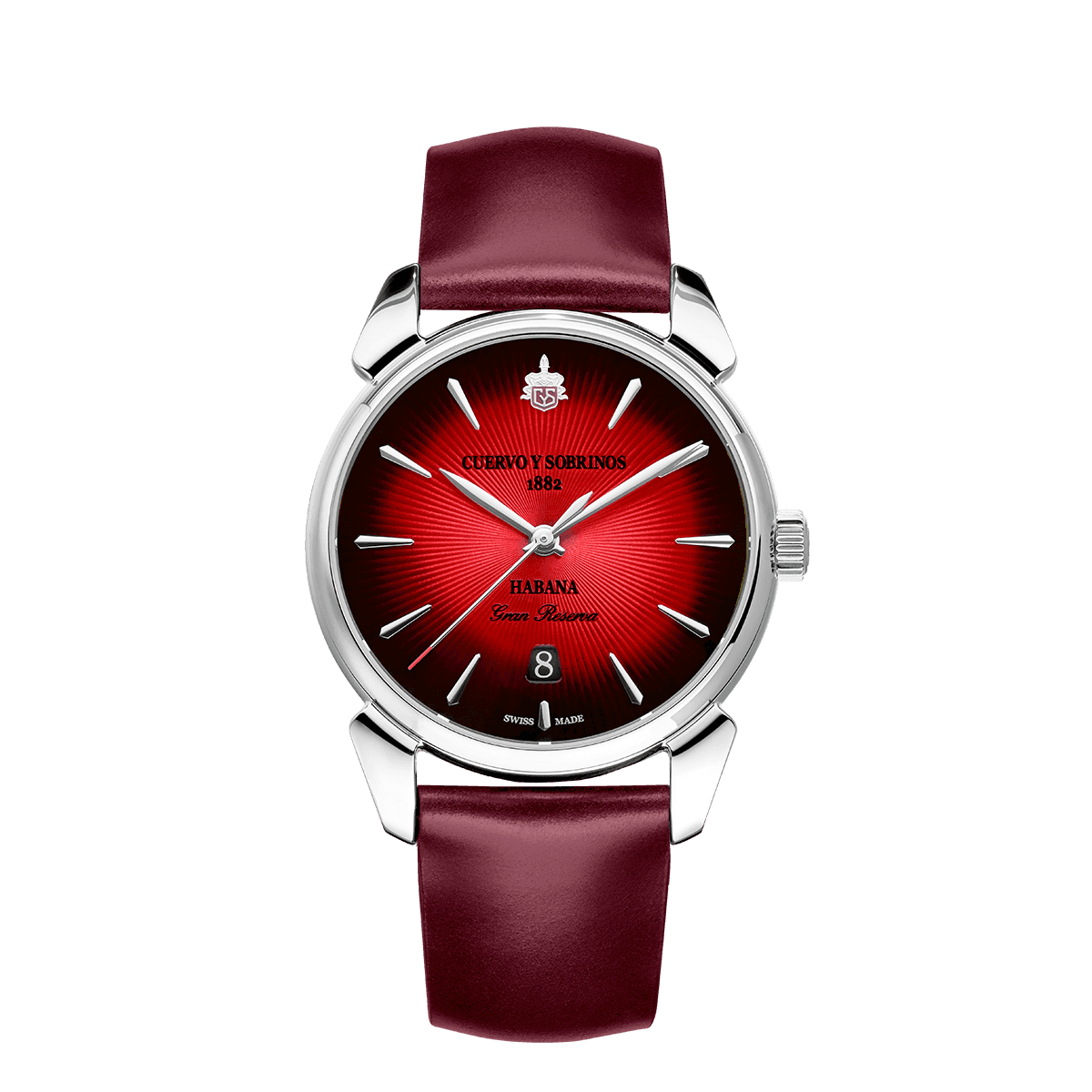 Cuervo Y Sobrinos Historiador Gran Reserva 'Negroni' Watch – Red Dial / Stainless Steel – 3101.1GRR
