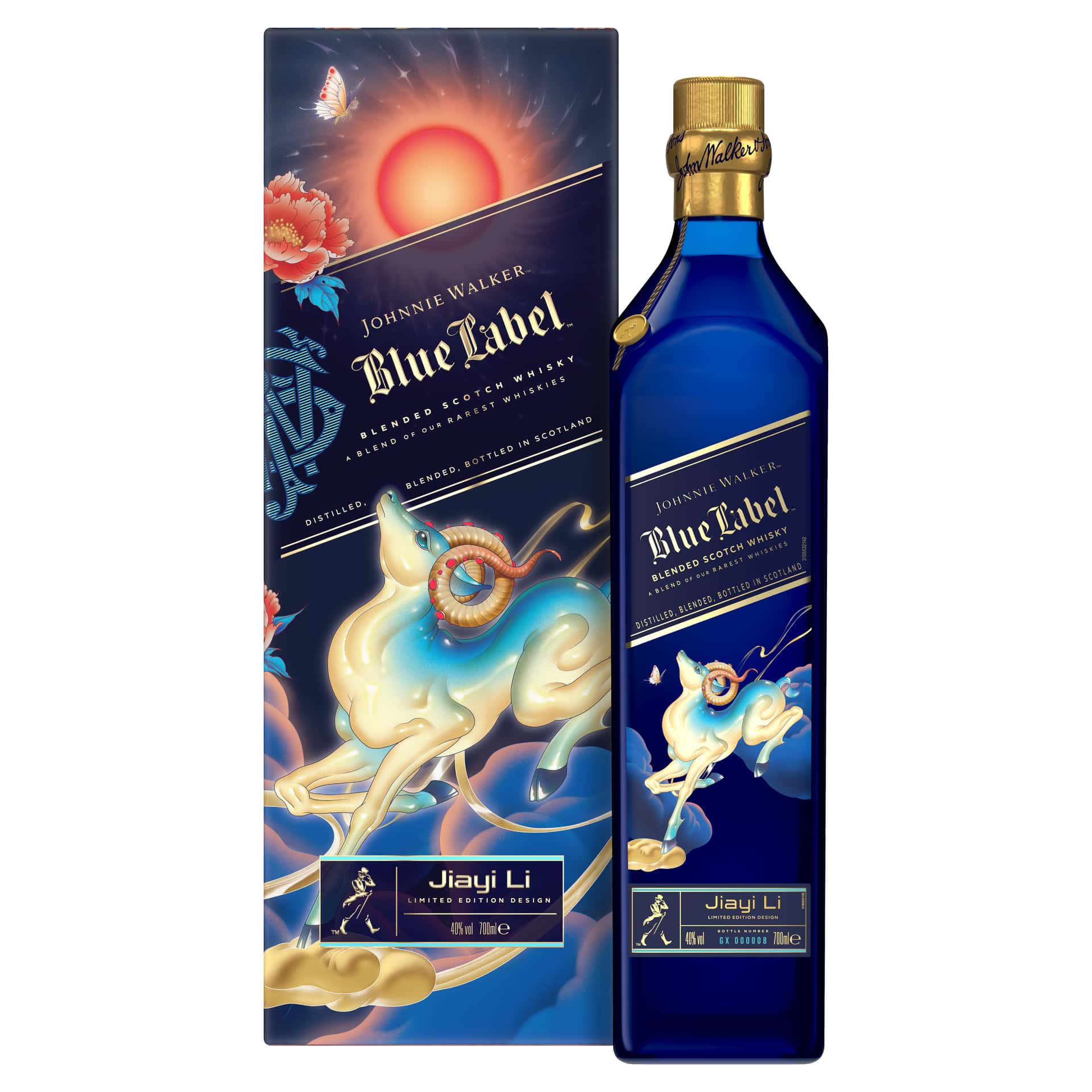 Johnnie Walker Blue Label Jiayi Li Whisky - 40% - 750ml - F27 GOAT
