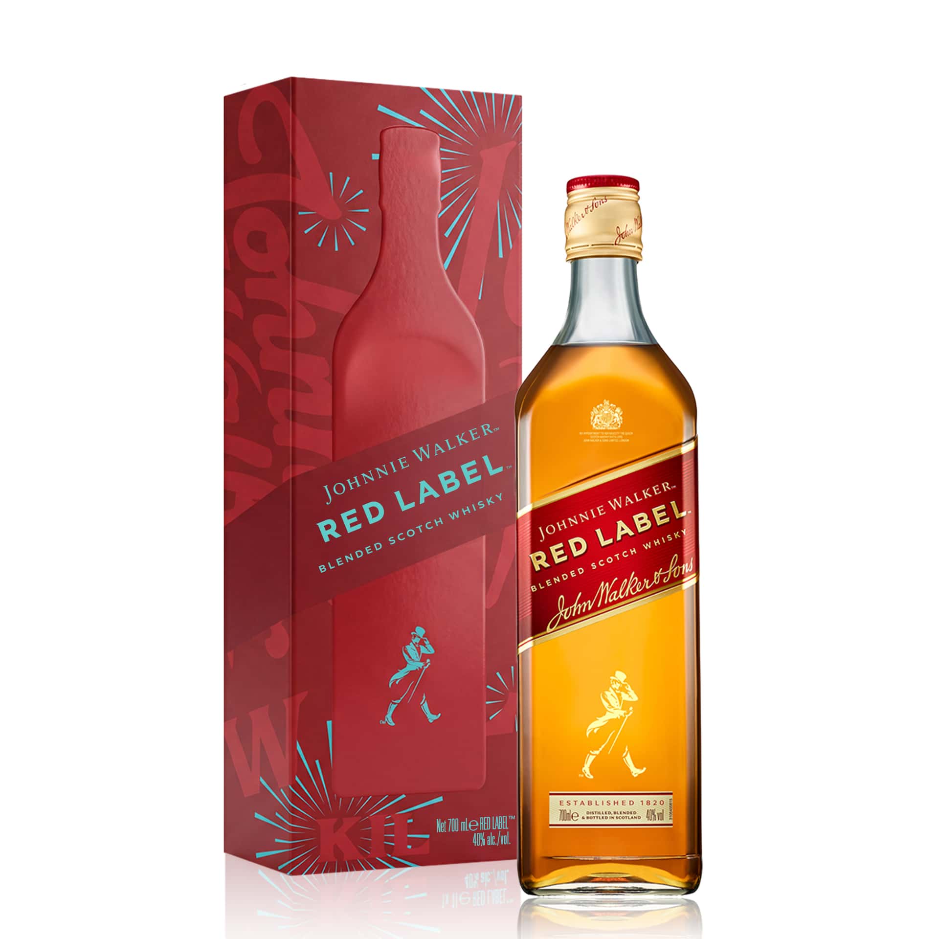 Johnnie Walker Red Label Whisky - 40% - 700ml - GB F27