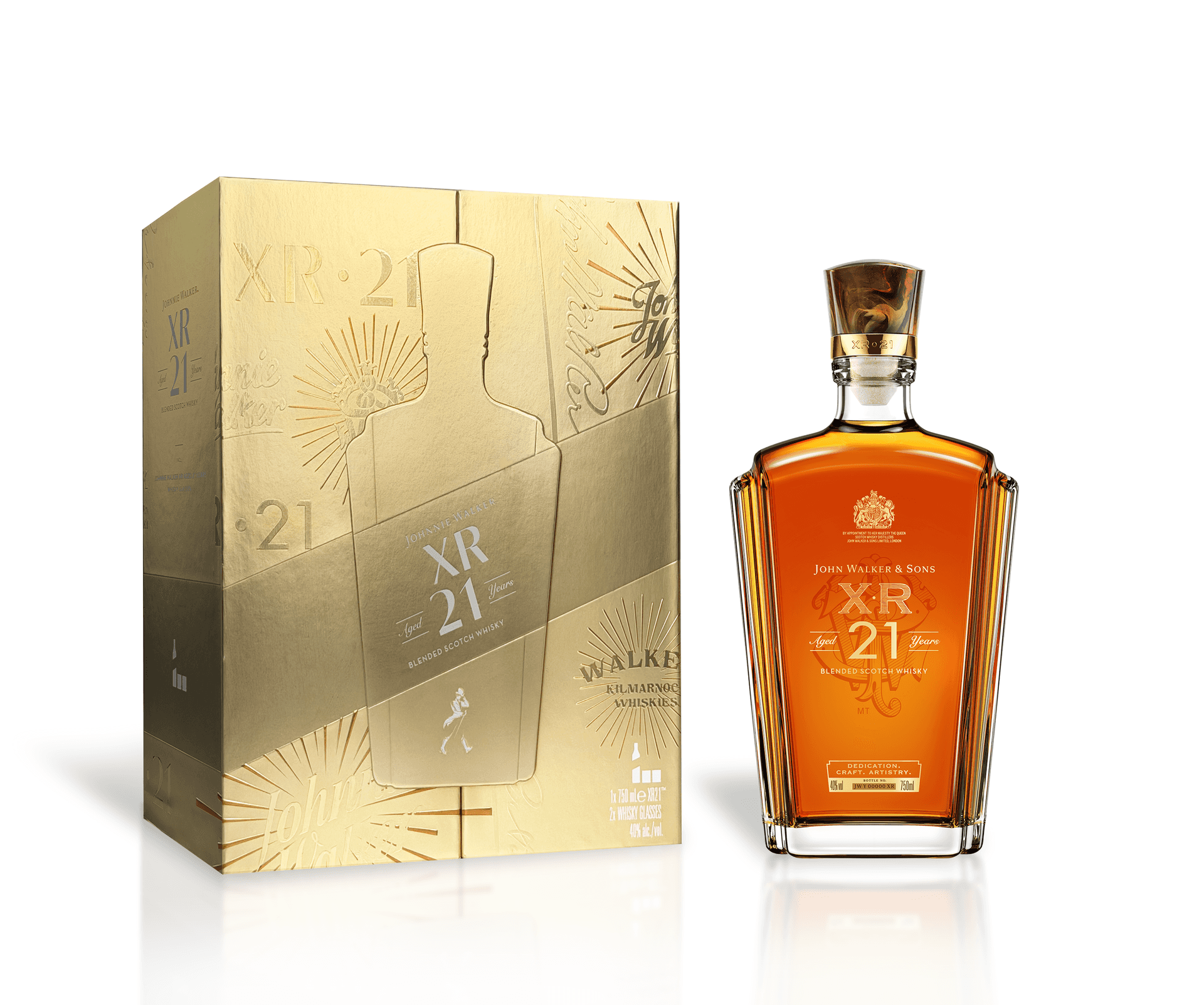 John Walker & Sons XR Aged 21 Years Whisky - 40% - 750ml - GB F27