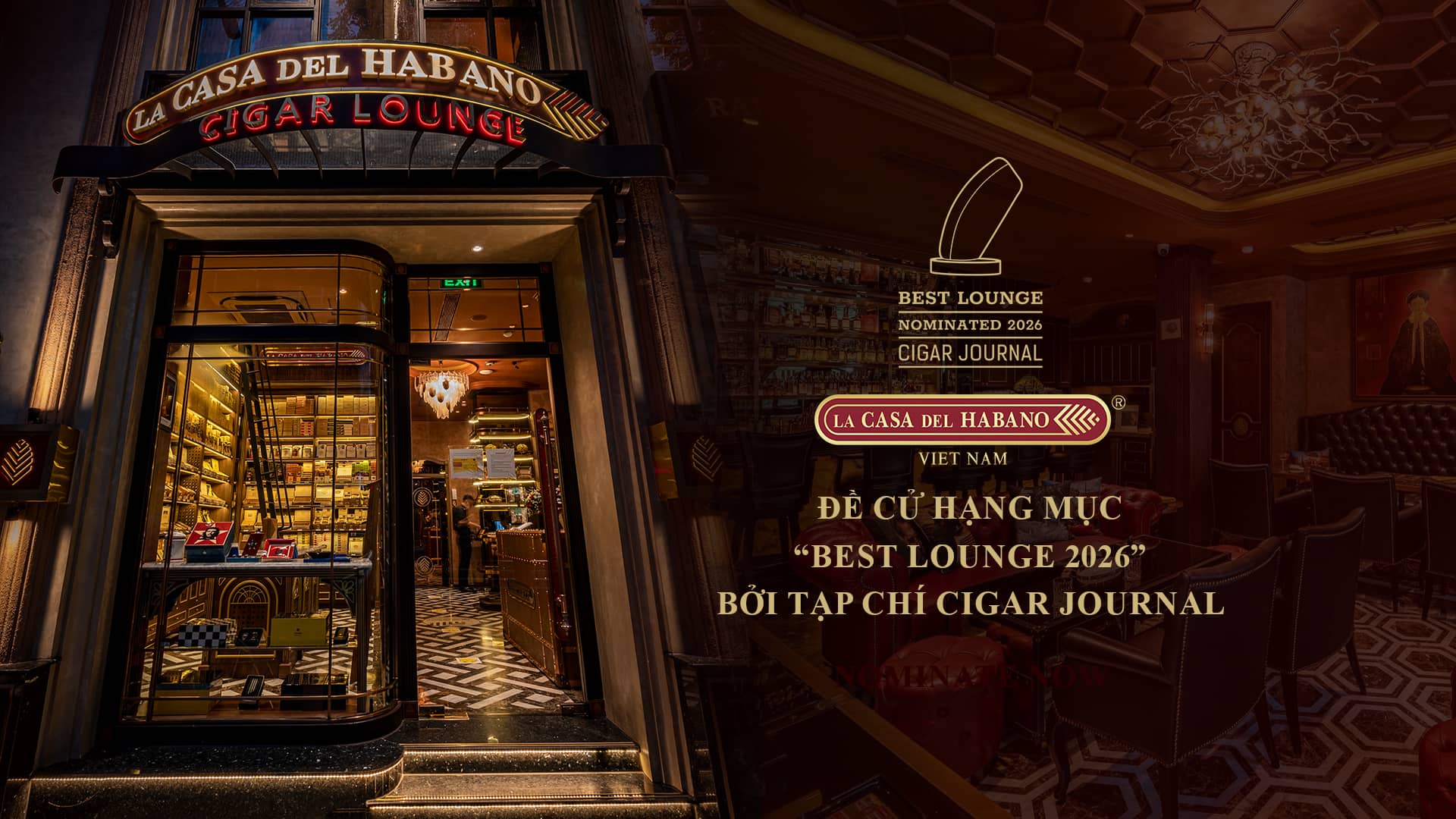 “BEST LOUNGE IN ASIA 2026” – A PRESTIGIOUS TITLE CALLING THE NAME OF LA CASA DEL HABANO