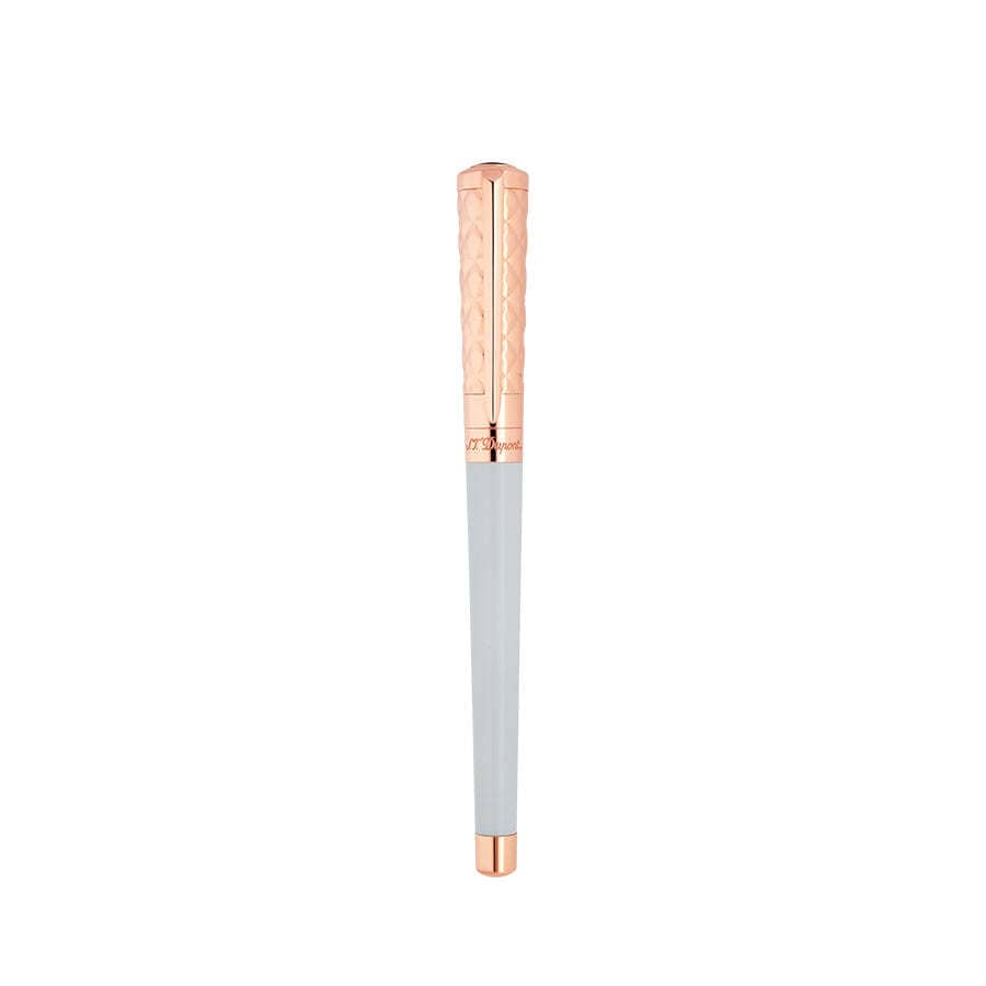 Bút máy kim loại ST.Dupont màu trắng/vàng Wi Liberte Fp Duo 5N - 460227F