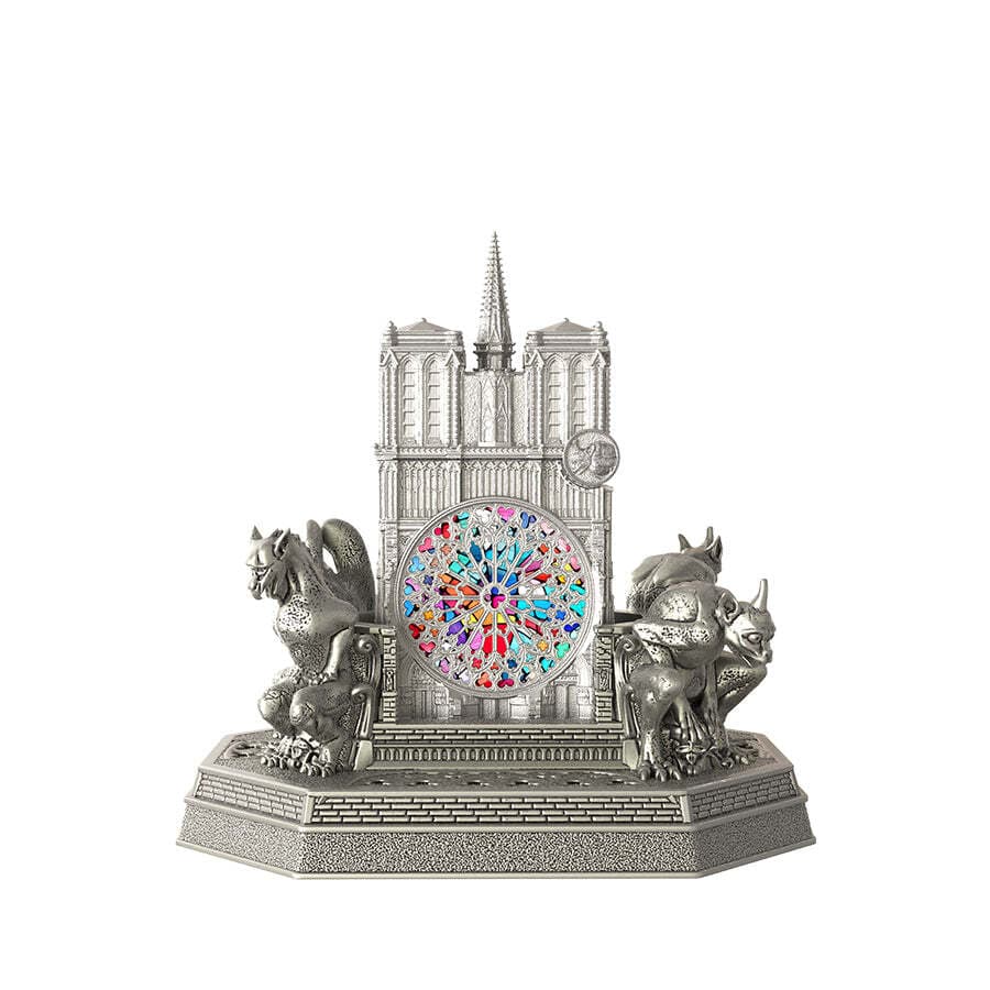 Bật lửa kim loại ST.Dupont kèm giá đỡ HC NOTRE DAME DE PARIS Le Grand - C23007