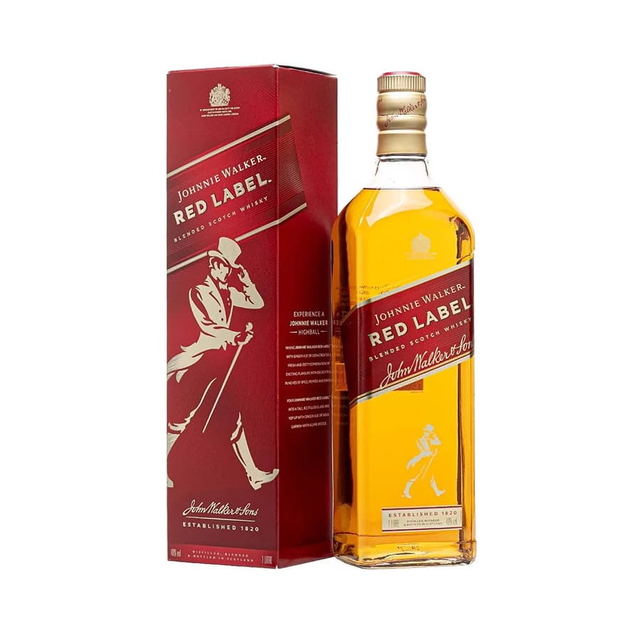Rượu Whisky Johnnie Walker Red 40% 1L