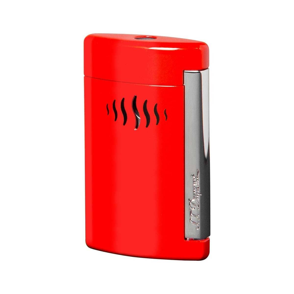 S.T. Dupont Minijet lighter, red lacquer and chrome finish - 010510