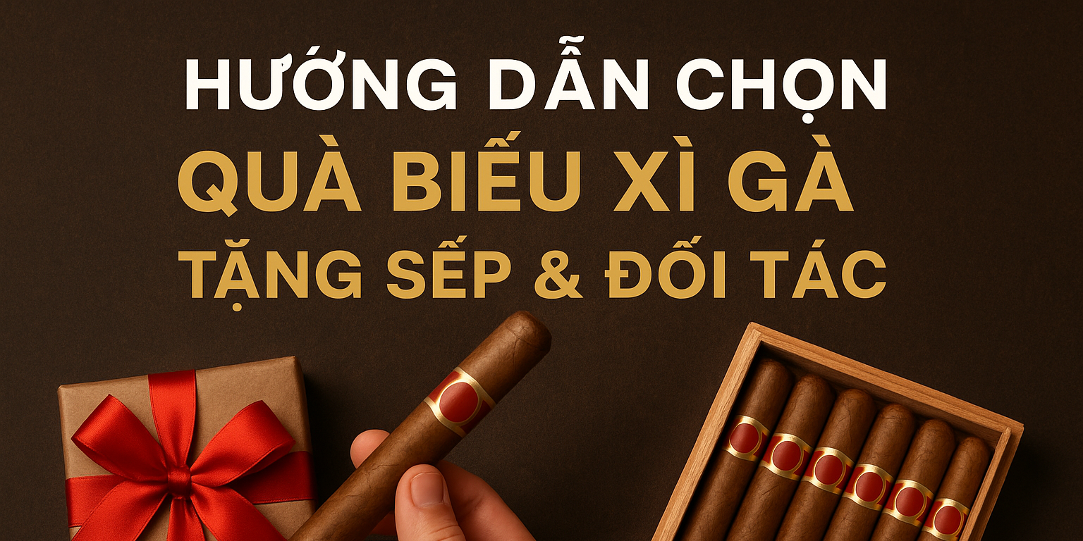 Hướng Dẫn Chọn Quà Biếu Xì Gà Tặng Sếp & Đối Tác