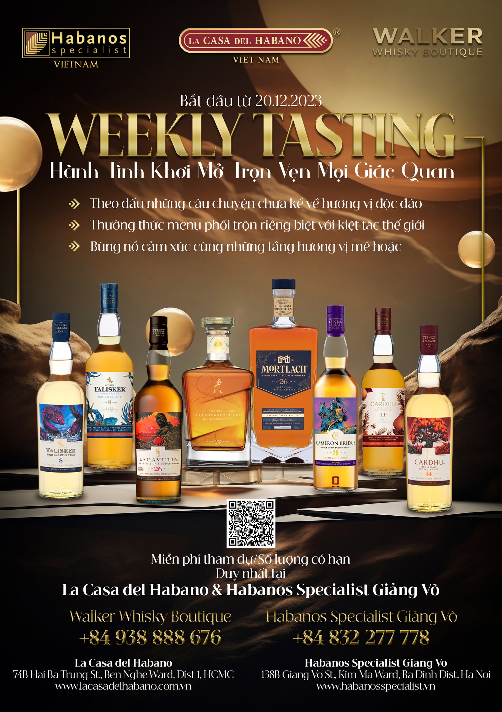 🎉WEEKLY TASTING EVENT: HÀNH TRÌNH KHƠI MỞ TRỌN VẸN MỌI GIÁC QUAN - Habanos Specialist Vietnam