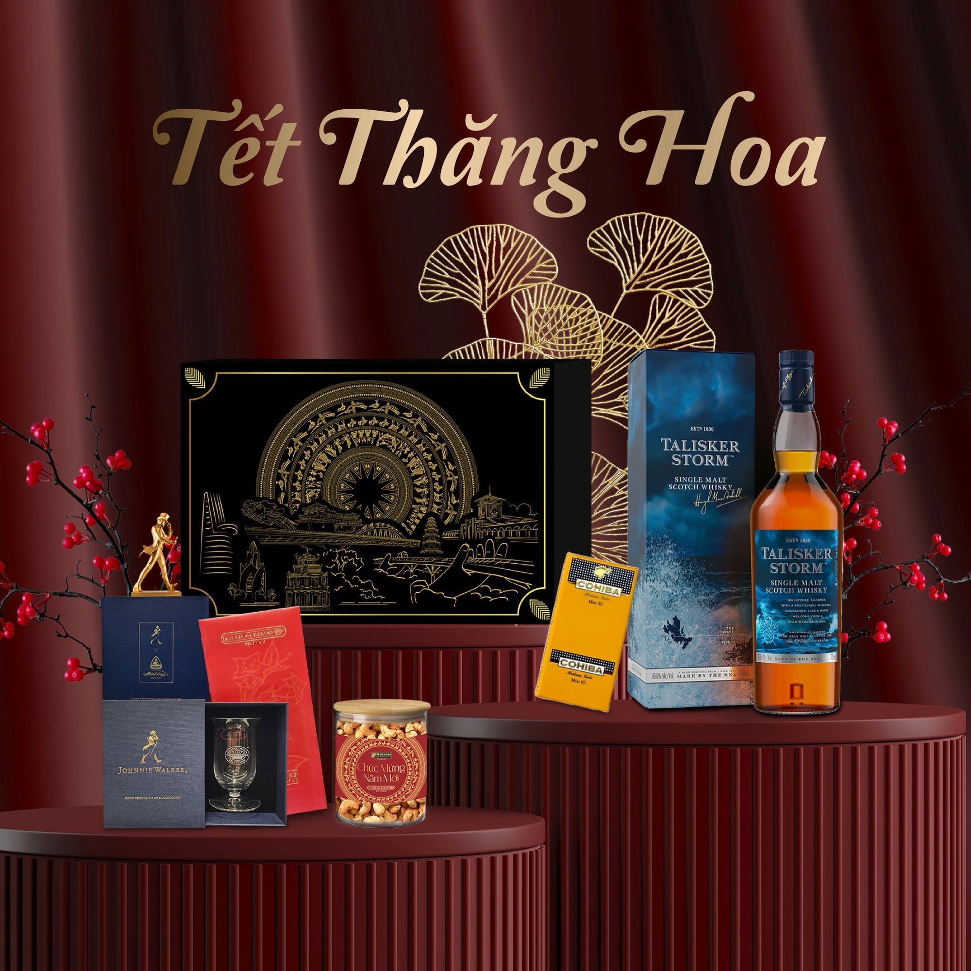 Gợi ý rượu mạnh Diageo cao cấp: Nâng tầm hương vị Tết Nguyên Đán