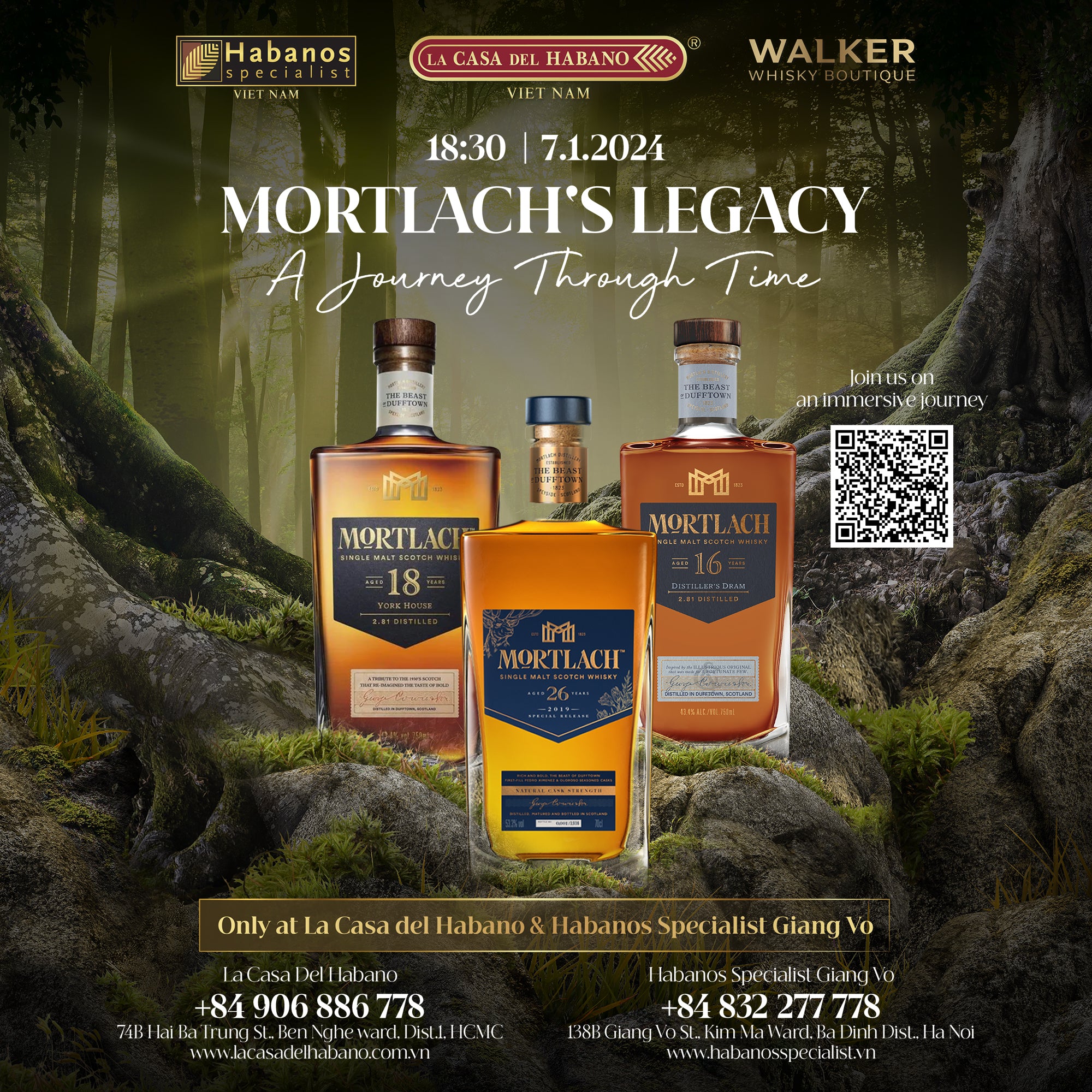 Weekly Tasting Event: Station 4: Mortlach’s Legacy: A Journey Through Time - Habanos Specialist Vietnam