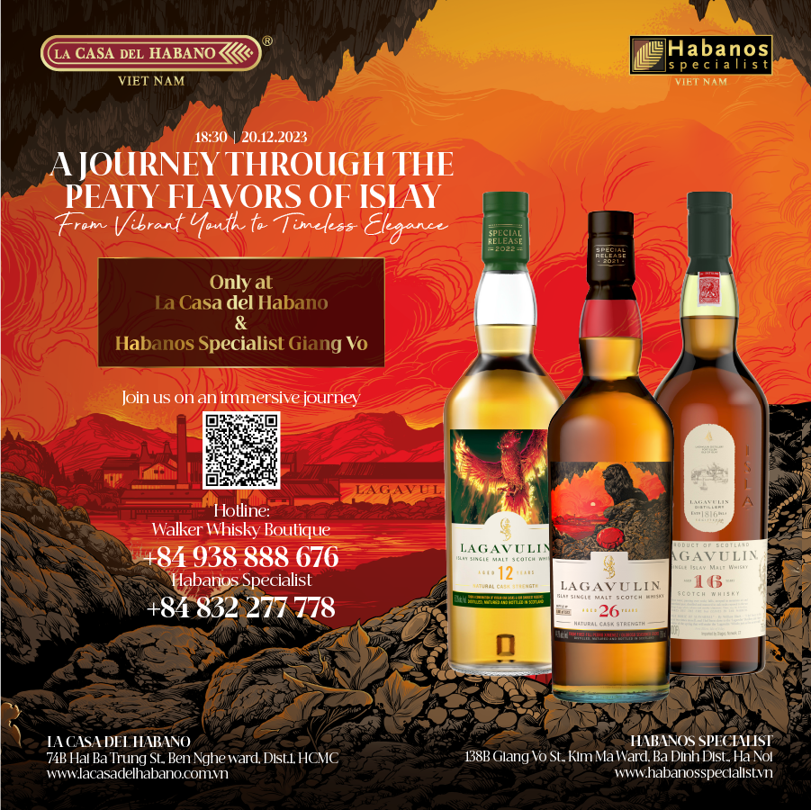 Weekly Tasting Event: Station 1: A Journey Through The Peaty Flavors of Islay - Habanos Specialist Vietnam