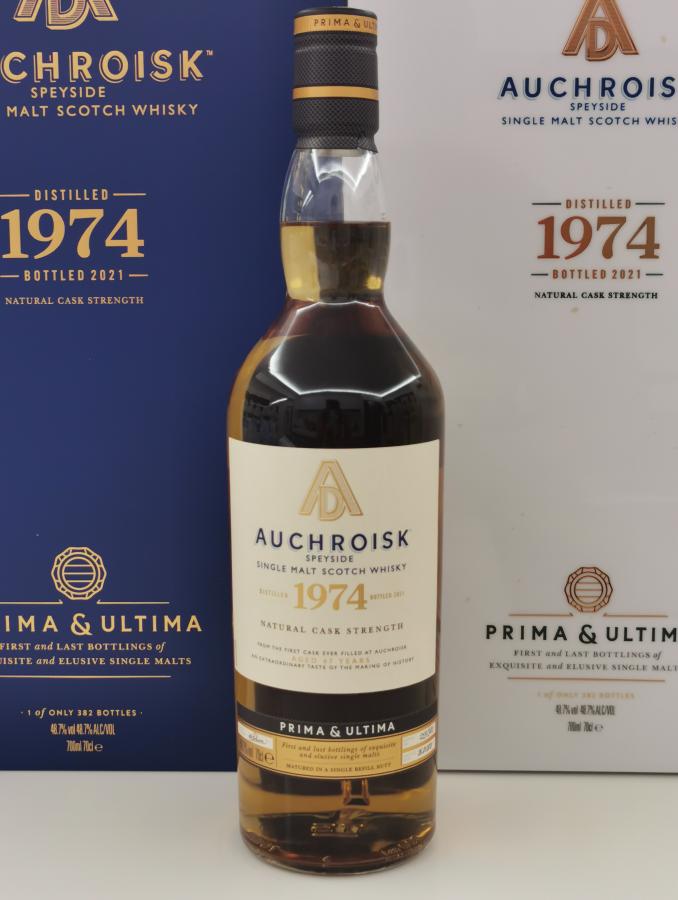Auchroisk LIQUORS-SPIRITS P&amp;U2 / 70cl AUCHROISK 1974 47 Y.O PRIMA &amp; ULTIMA
