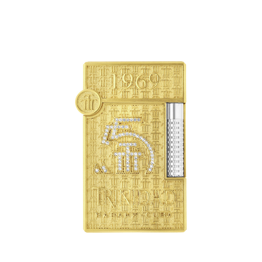 DUPONT ACCESSORIES Bộ Phụ Kiện Cigar Gồm Bật Lửa Bằng KL  Và Dao Cắt KL  (Le Grand Dupont - C23637) - S.T.Dupont