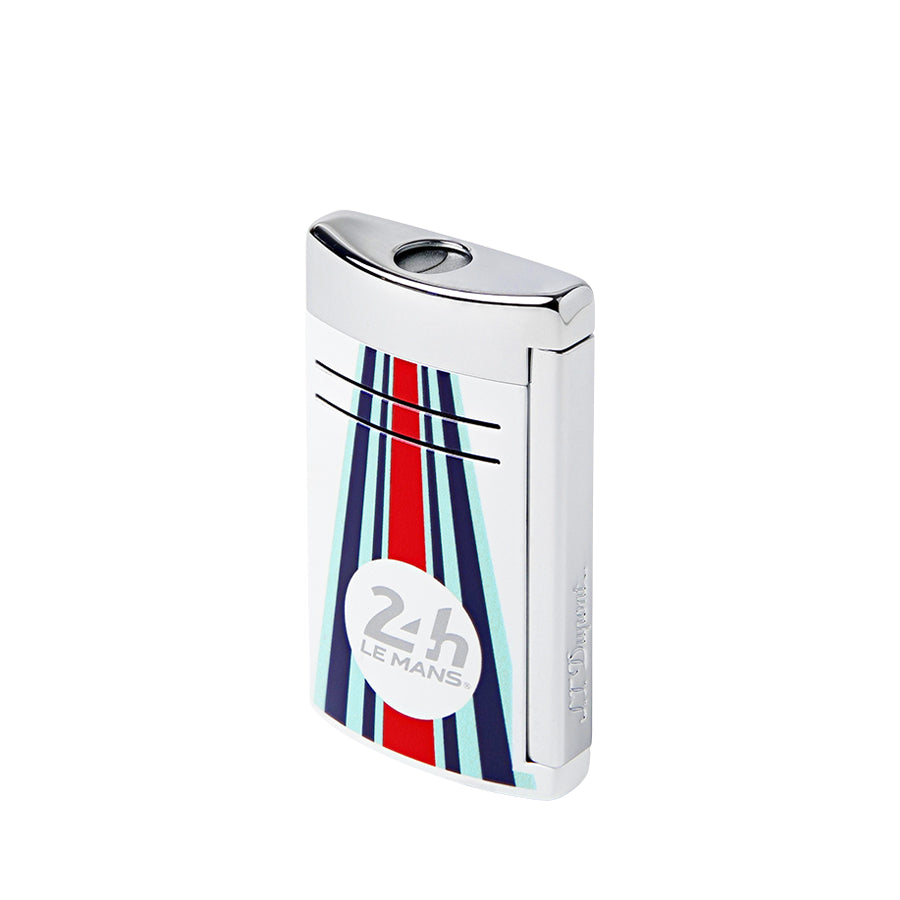 DUPONT ACCESSORIES Bật Lửa Châm Cigar Bằng KL  (Li Maxijet Le Mans White/Chrom - 020088) - S.T.Dupont
