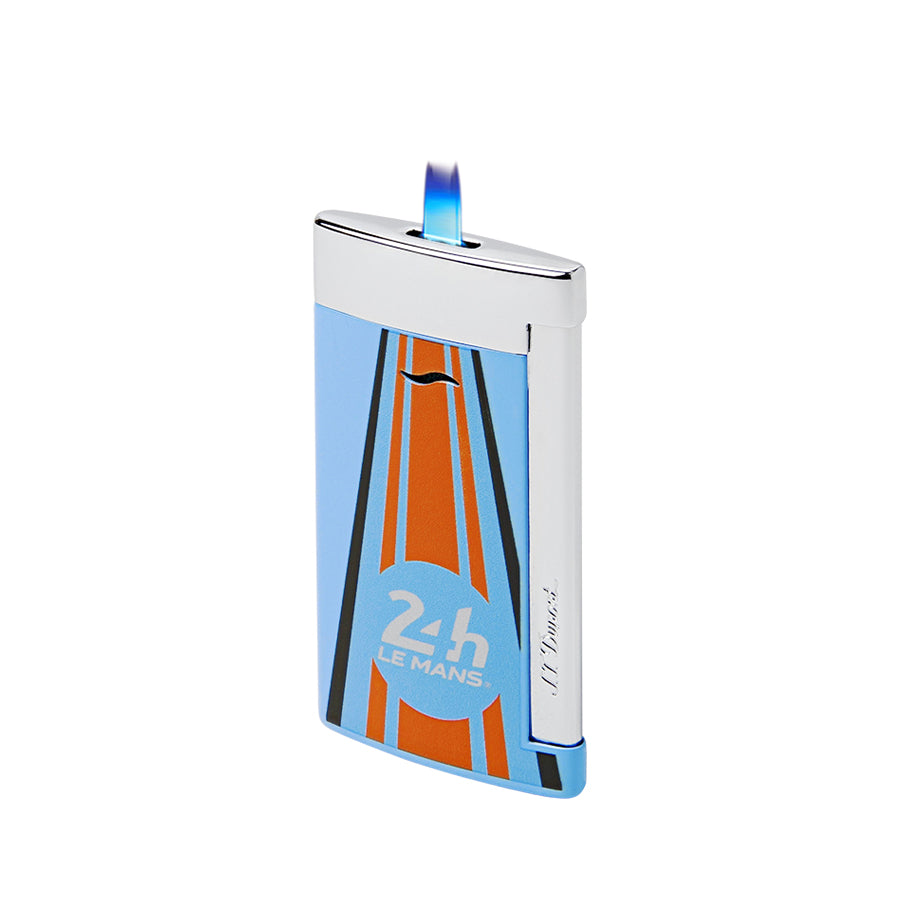 DUPONT ACCESSORIES Bật Lửa Châm Cigar Bằng KL  (Li Slim7 Le Mans Blue/Chrome - 027789) - S.T.Dupont