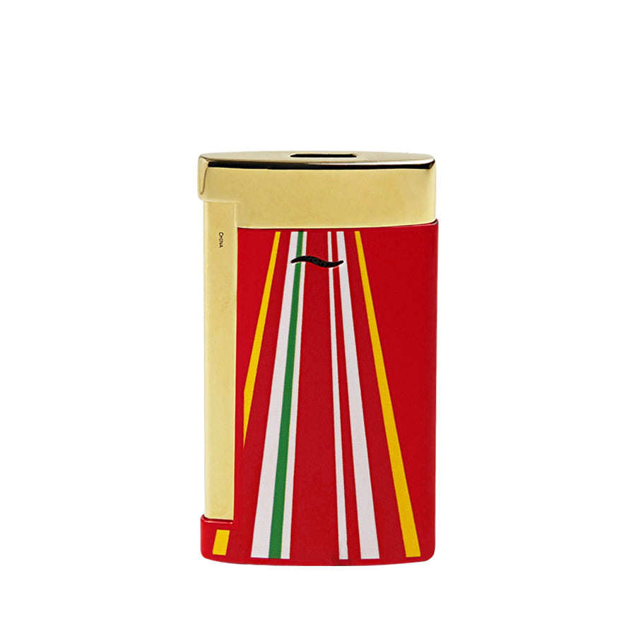 DUPONT ACCESSORIES Bật Lửa Châm Cigar Bằng KL  (Li Slim7 Le Mans Red/Golden - 027790) - S.T.Dupont