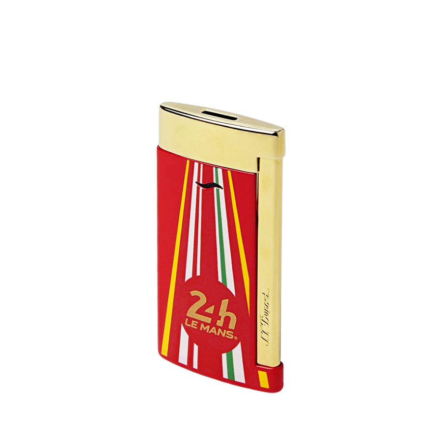 DUPONT ACCESSORIES Bật Lửa Châm Cigar Bằng KL  (Li Slim7 Le Mans Red/Golden - 027790) - S.T.Dupont