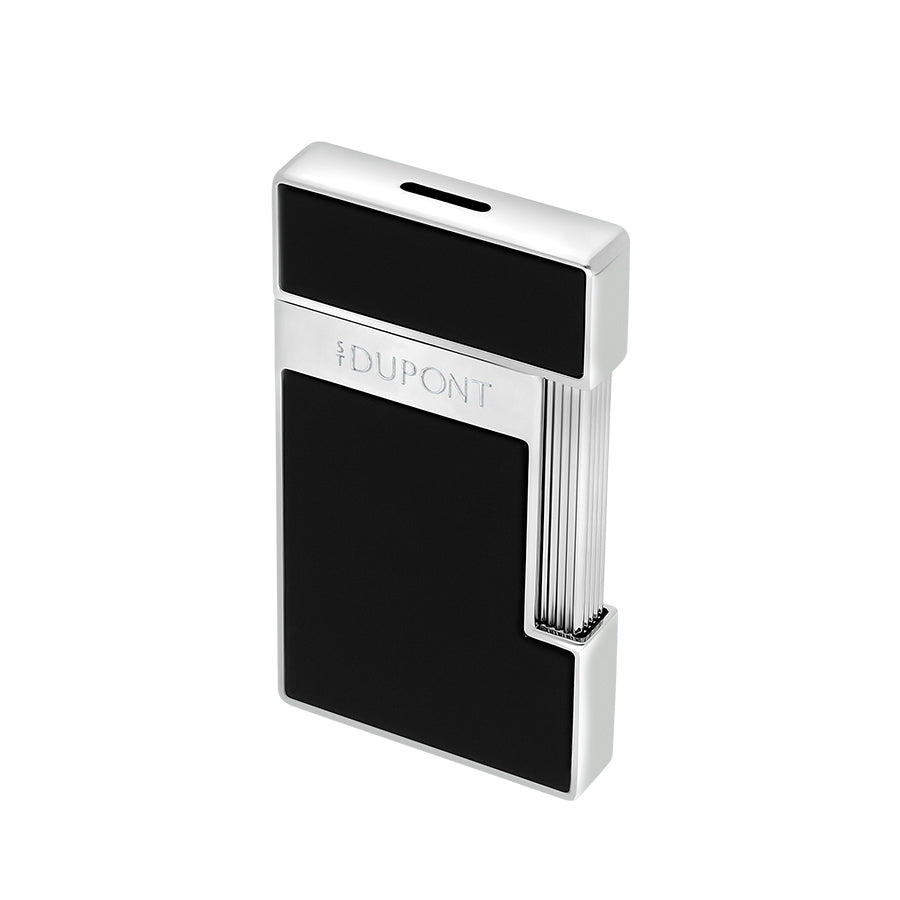 DUPONT ACCESSORIES Bật Lửa Châm Cigar Bằng KL  (Li Slimmy Black Lacquer/Chrome - 028221) - S.T.Dupont