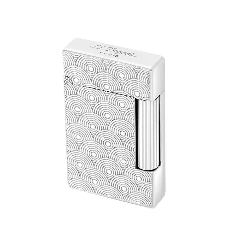 DUPONT ACCESSORIES Bật Lửa Châm Cigar Bằng KL Màu Bạc (Li Initial Cinetique Pal - 020844) - S.T.Dupont
