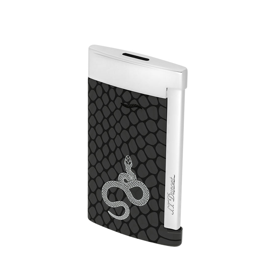 DUPONT ACCESSORIES Bật Lửa Châm Cigar Bằng KL Màu Đen (Li Slim 7 Cny Snake Black - 027076) - S.T.Dupont