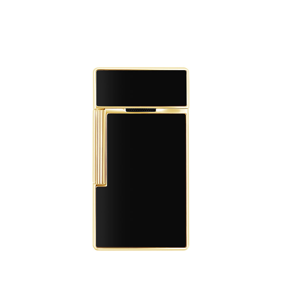 DUPONT ACCESSORIES Bật Lửa Châm Cigar Bằng KL Màu Vàng/Đen (Li Biggy Black Lacq/Golden - 025002) - S.T.Dupont