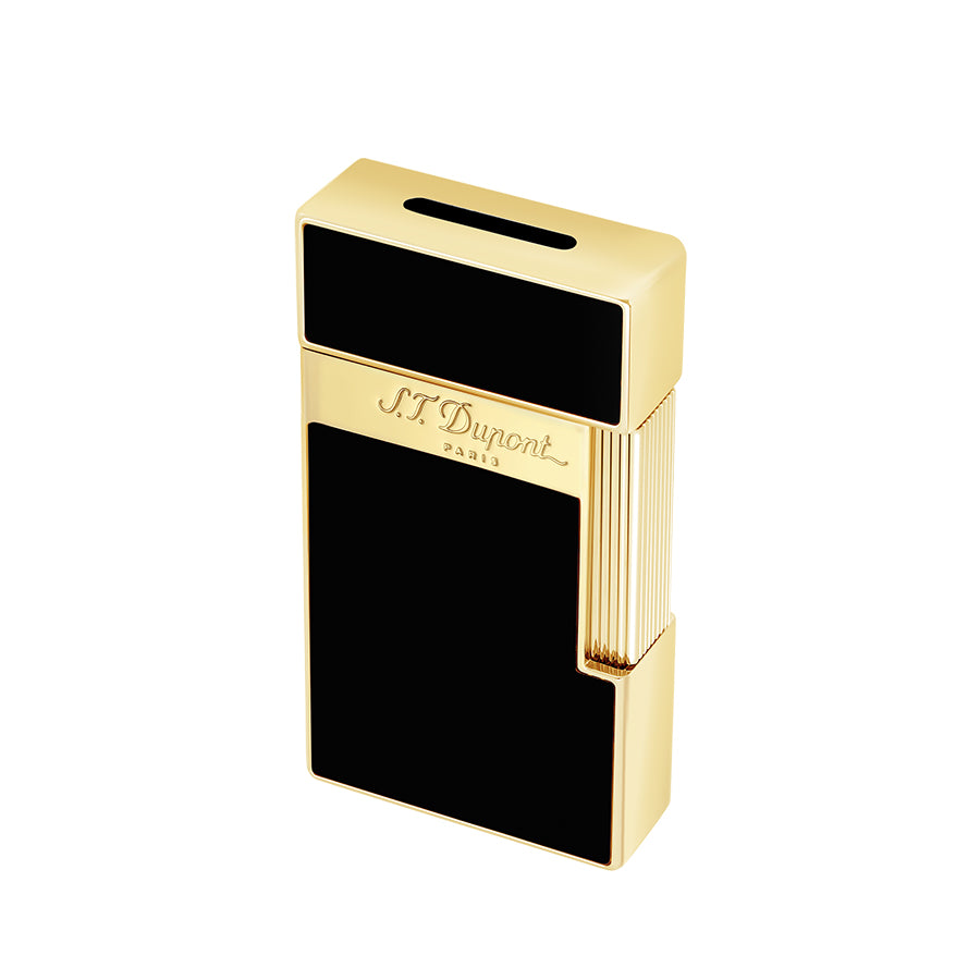 DUPONT ACCESSORIES Bật Lửa Châm Cigar Bằng KL Màu Vàng/Đen (Li Biggy Black Lacq/Golden - 025002) - S.T.Dupont
