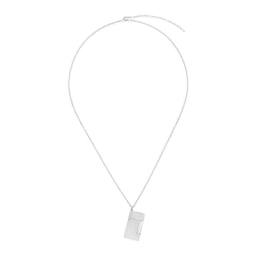 DUPONT ACCESSORIES Bật Lửa Châm Cigar Màu Bạc Kèm Dây Đeo Bằng KL  (Li NecKLace Silvery (2) - K27066CH) - S.T.Dupont