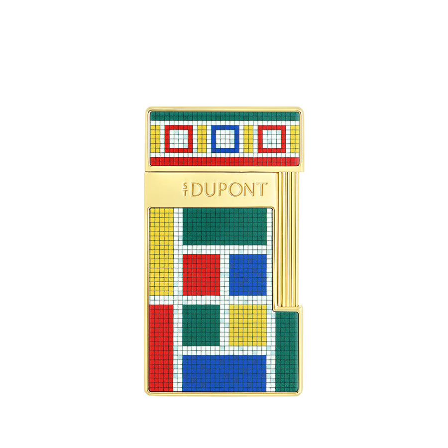 DUPONT ACCESSORIES Bật lửa châm Xì gà bằng KL (LI SLIMMY CASABLANCA MOSAIC - 028132) - S.T.Dupont