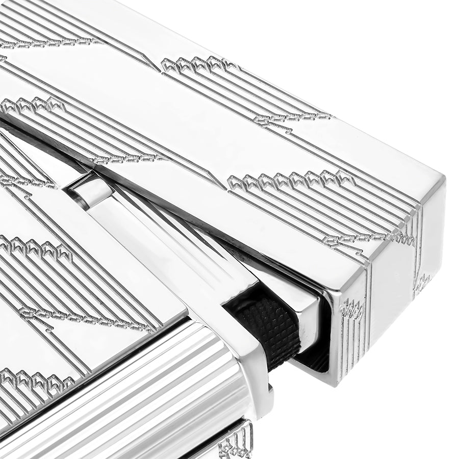 DUPONT ACCESSORIES Bật lửa châm Xì gà bằng KL màu bạc (LI L2 CLING 1872 PALLADIUM - C16180) - S.T.Dupont