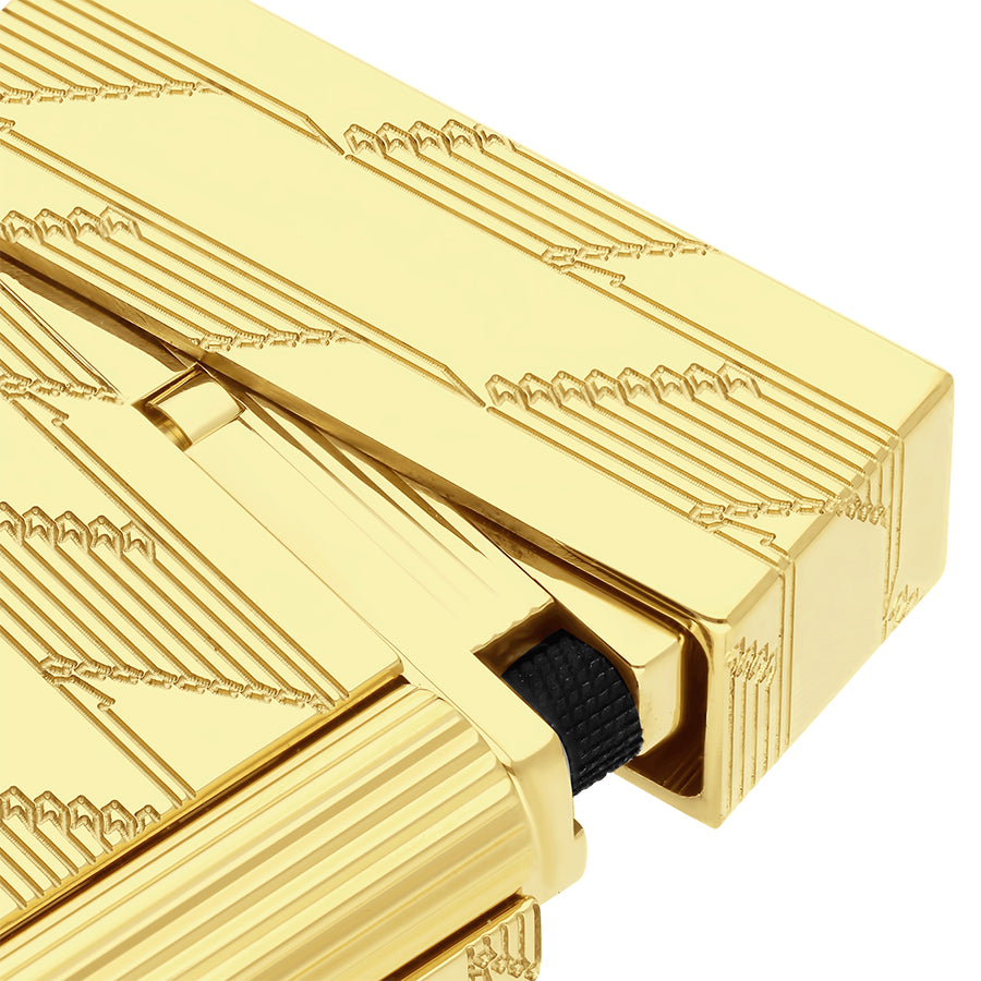 DUPONT ACCESSORIES Bật lửa châm Xì gà bằng KL màu vàng (LI L2 CLING 1872 Y GOLD - C16178) - S.T.Dupont