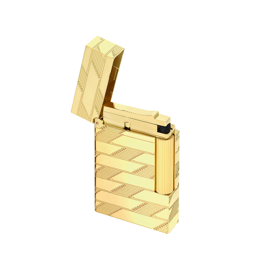 DUPONT ACCESSORIES Bật lửa châm Xì gà bằng KL màu vàng (LI L2 CLING 1872 Y GOLD - C16178) - S.T.Dupont