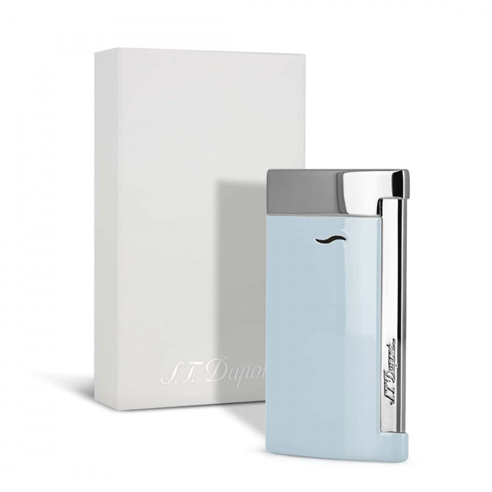 DUPONT ACCESSORIES Bật Lửa ST. Dupont Li Slim7 Baby Blue  Style No. 27779