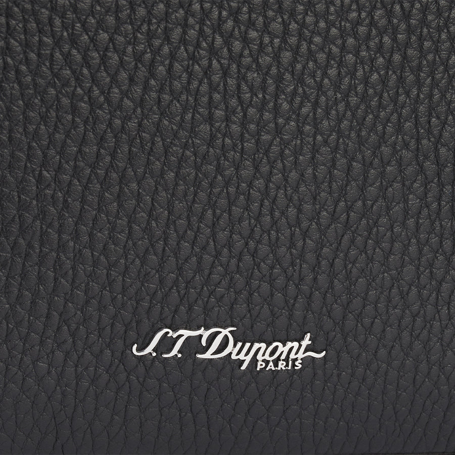 DUPONT ACCESSORIES Black chưa có hình [style_3597390295590] Túi da bằng da bò màu đen  (ZIP CROSSBODY NEO CAPS GR BLCK - 181246) - S.T.Dupont