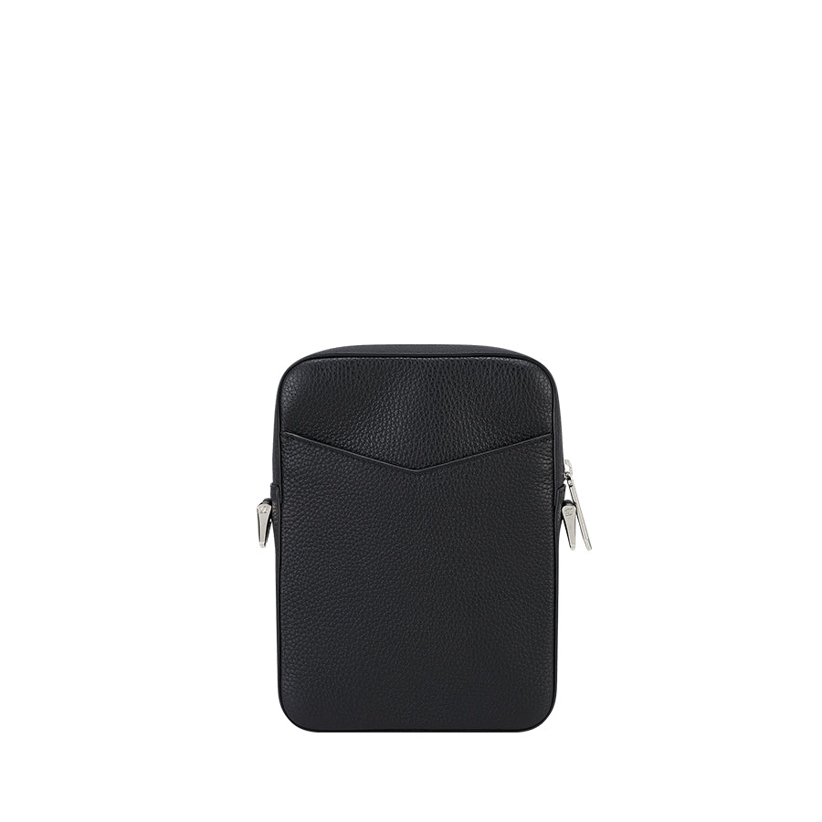 DUPONT ACCESSORIES Black chưa có hình [style_3597390295590] Túi da bằng da bò màu đen  (ZIP CROSSBODY NEO CAPS GR BLCK - 181246) - S.T.Dupont