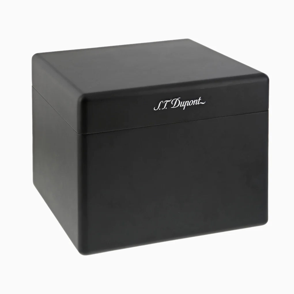 DUPONT ACCESSORIES BLACK CUBE CIGAR HUMIDOR
