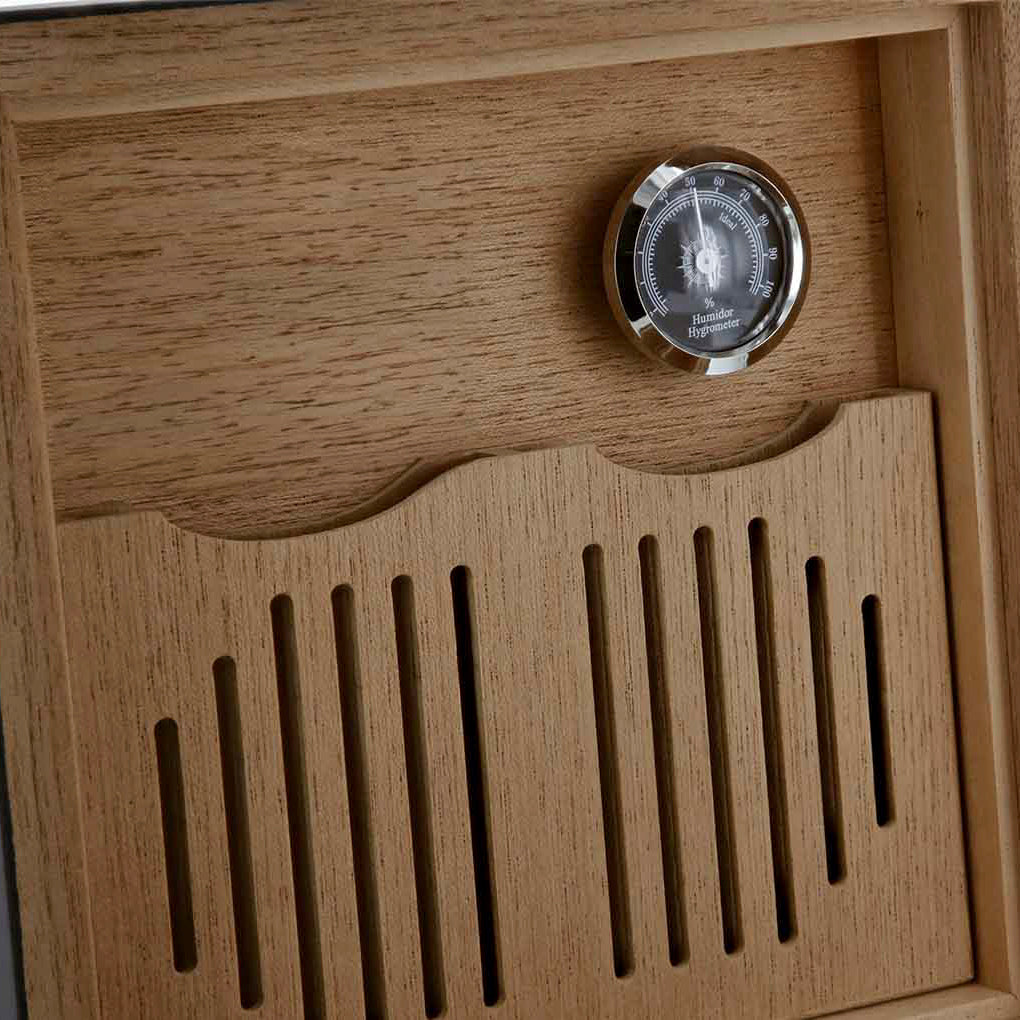 DUPONT ACCESSORIES BLACK CUBE CIGAR HUMIDOR