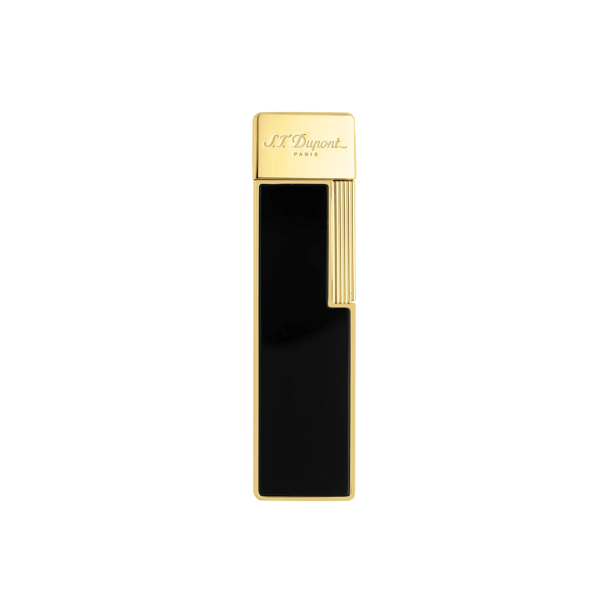 DUPONT ACCESSORIES Black S.T.DUPONT TWIGGY LACQUERRED LIGHTER GOLD