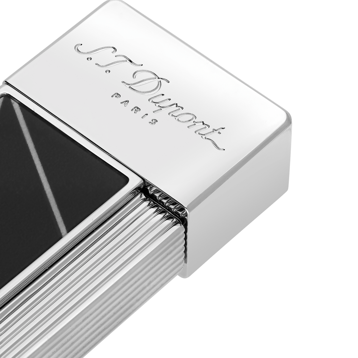 DUPONT ACCESSORIES Black [style_3597390299314] Bật lửa châm Xì Gà bằng KL, No gas -  ST.Dupont (LI TWIGGY  X  BLACK/CHROME style No. 030070)