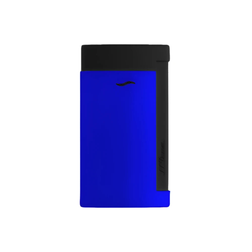 DUPONT ACCESSORIES Blue S.T.DUPONT SLIM 7 LACQUERED LIGHTER NEON BLUE NO.027771