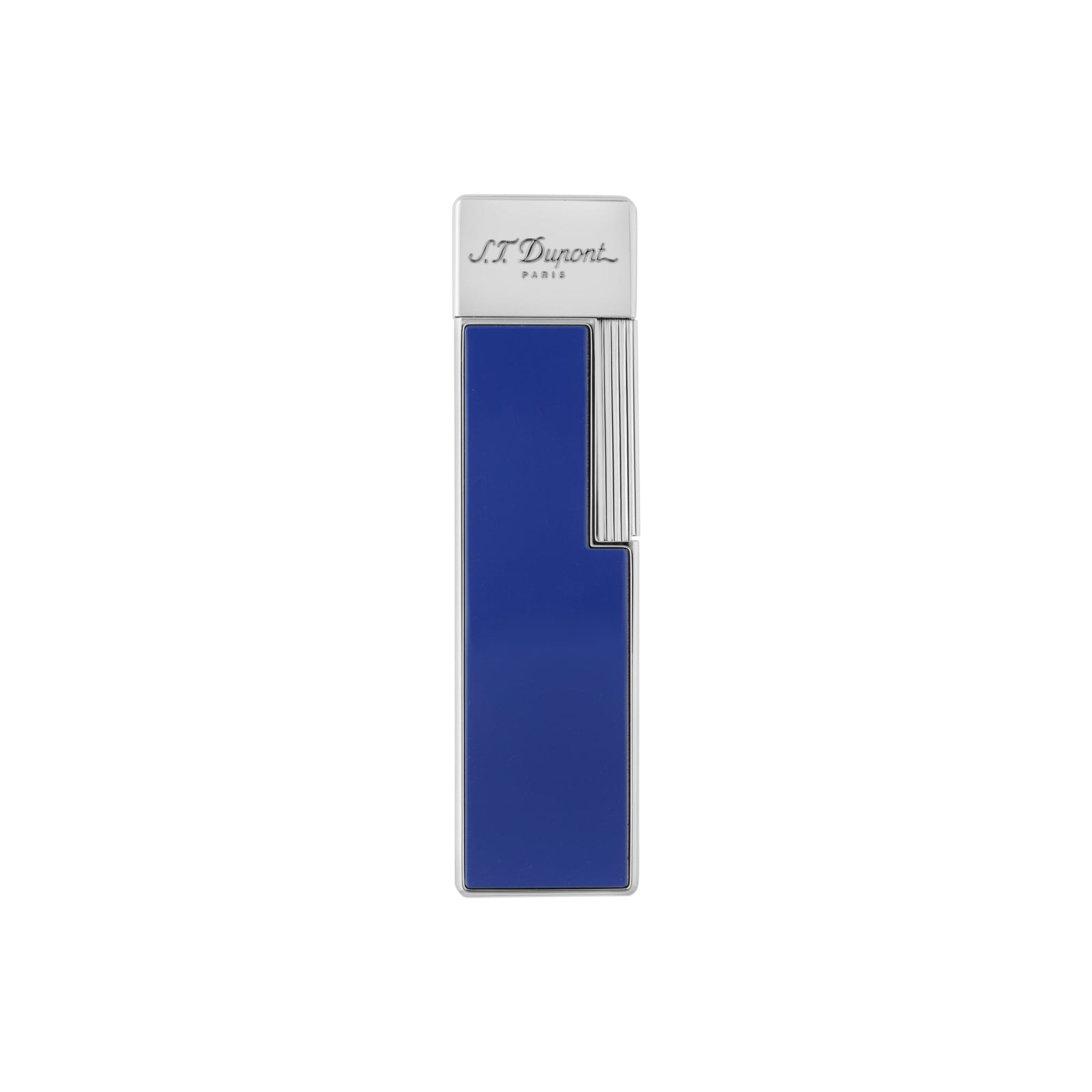 DUPONT ACCESSORIES Blue [style_3597390290380] Bật lửa châm Xì Gà bằng KL, No gas -  ST.Dupont (LI TWIGGY BLUE LACQUER/CHROME style No. 030005)
