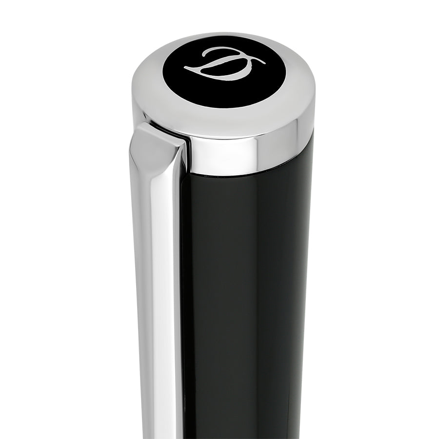 DUPONT ACCESSORIES Bút Bi Bằng KL Màu Đen/Bạc (Wi Liberte Bp Laq Black/Pal - 465220G) - S.T.Dupont