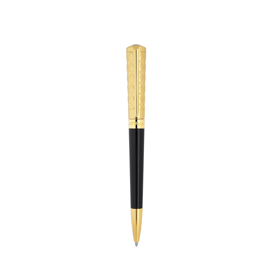 DUPONT ACCESSORIES Bút Bi Bằng KL Màu Đen/Vàng (Wi Liberte Bp Duo Blck/Gold 3N - 465221F) - S.T.Dupont