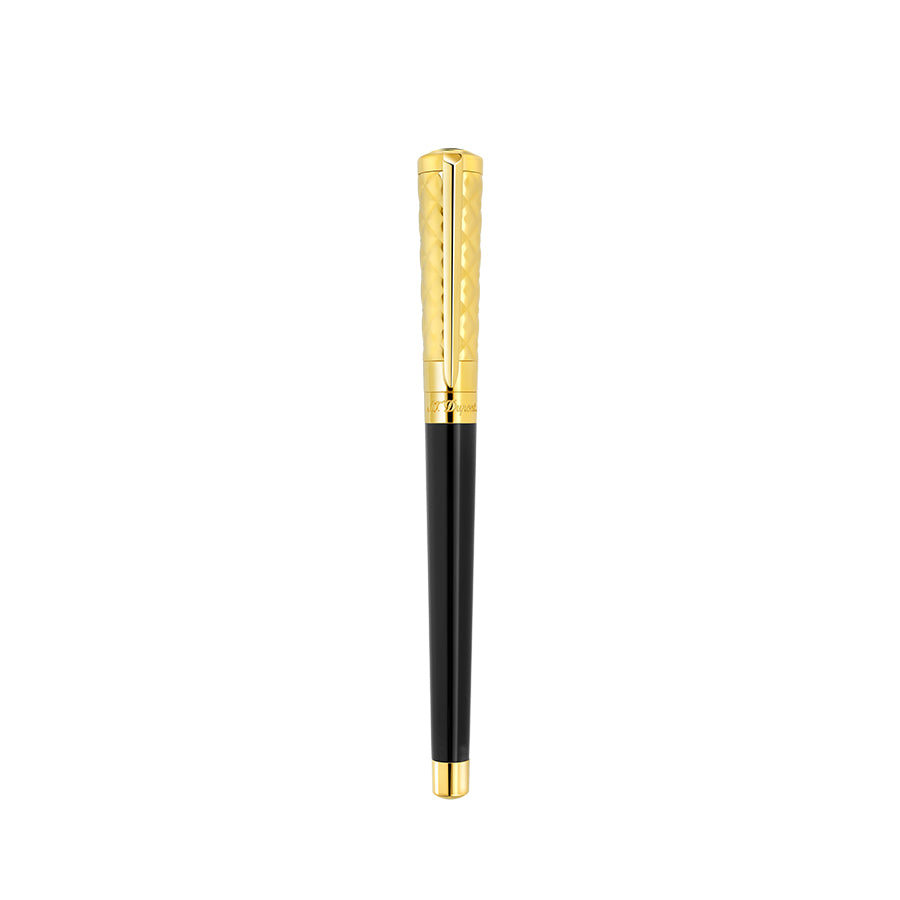 DUPONT ACCESSORIES Bút Bi Bằng KL Màu Đen/Vàng (Wi Liberte Rb Duo Blck/Gold 3N - 462221F) - S.T.Dupont