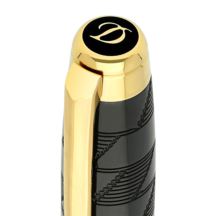 DUPONT ACCESSORIES Bút Bi Bằng KL Màu Đen (Wi Ld Etrnty L Bp 1872 Black - 425023L) - S.T.Dupont