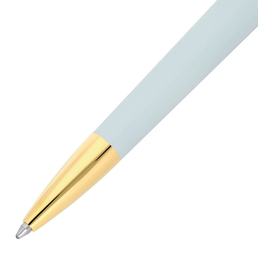 DUPONT ACCESSORIES Bút Bi Bằng KL Màu Trắng/Vàng (Wi Liberte Bp Lq White/Gold 3N - 465223G) - S.T.Dupont