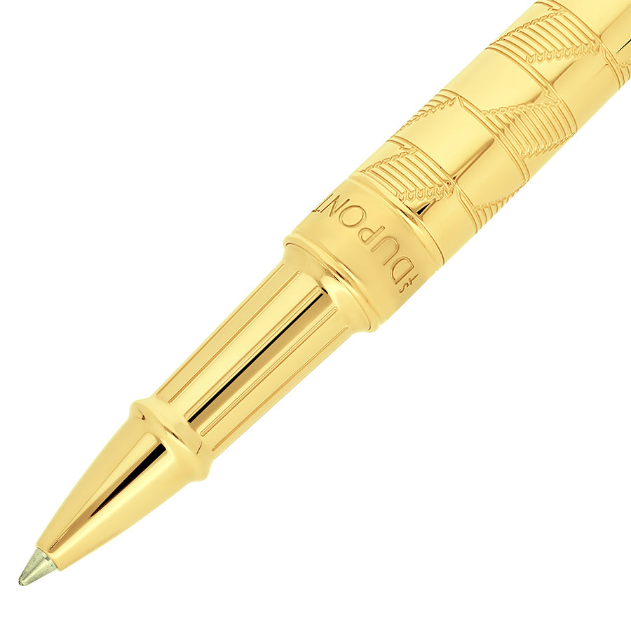 DUPONT ACCESSORIES Bút Bi Bằng KL Màu Vàng (Wi Ld Etrnty M Rb 1872 Y Gold - 422020M) - S.T.Dupont
